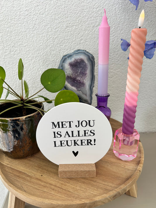 Wenscirkel - Met jou