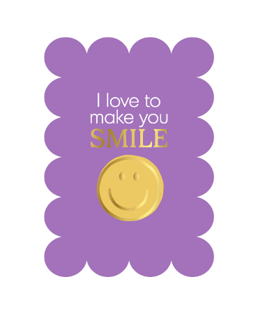 KP Wenskaart A6 - Smile bubble