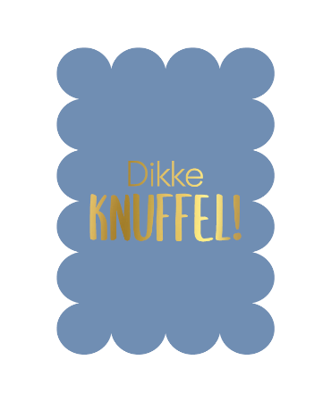 KP Wenskaart A6 - Dikke knuffel